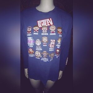 "FGGraphic TeeV" Long-Sleeve Graphic Tee T-Shirt